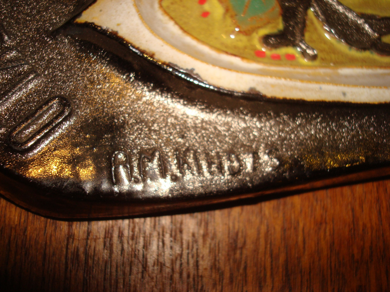 Plaquette Stad Eeklo A.M. Kindts