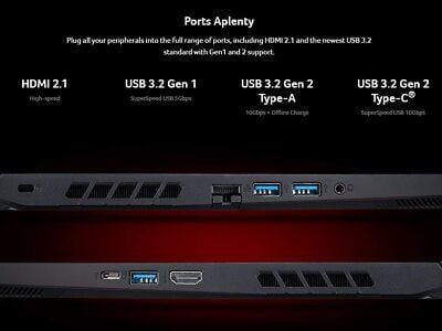 Gaming Laptop Acer Nitro 5 17,3 inch! - Ryzen -RTX 3060-SSD-144Hz