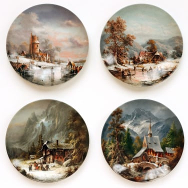 Wandborden "Romantische winterimpressies"