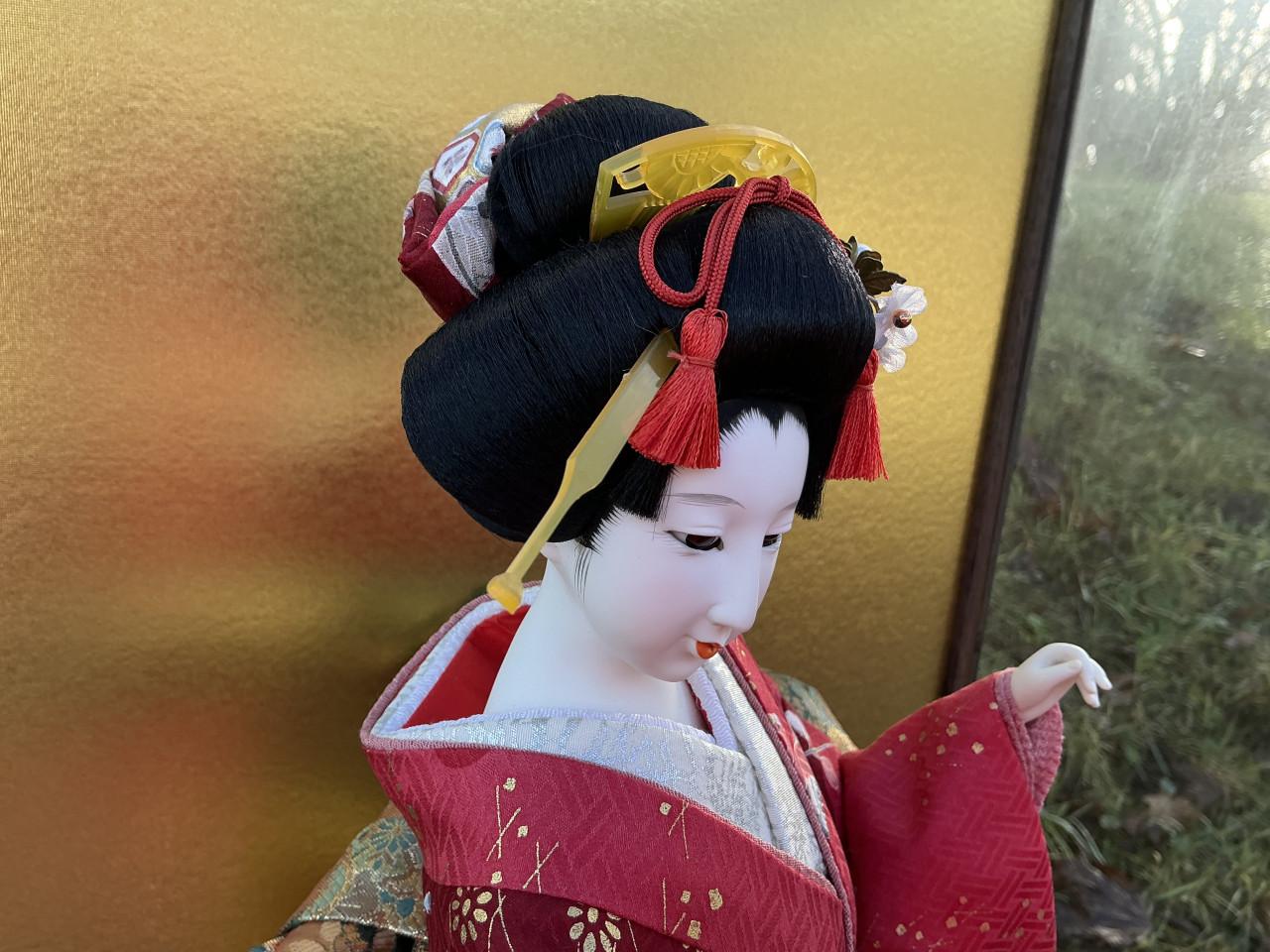 VINTAGE GROTE JAPANSE GEISHA POP