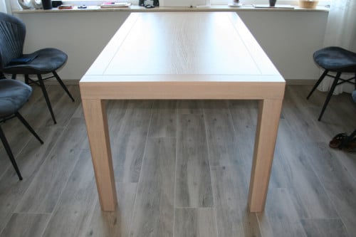 EETTAFEL WHITE WASHE EIKEN