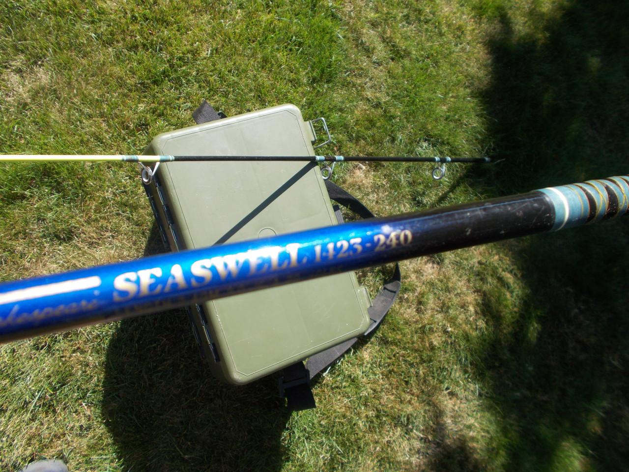 Tweedelige boothengel "Shakespeare  SEASWELL"240 cm