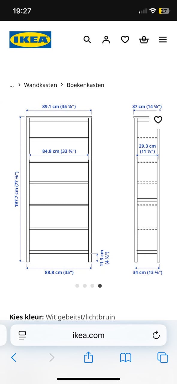 Ikea Hemnes boekenkast