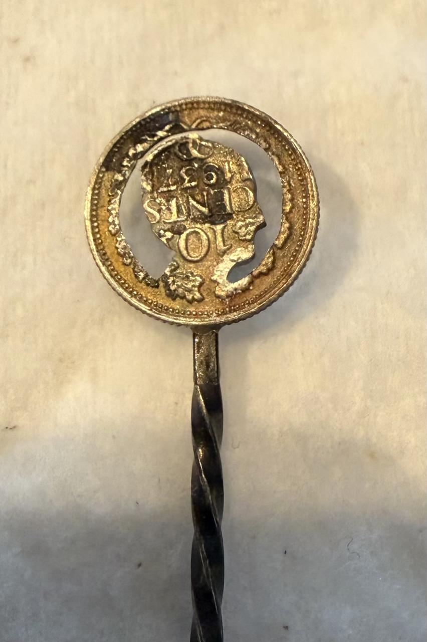 Zilveren Stil verzet lepeltje 25c 1941 10c 1937 Wilhelmina