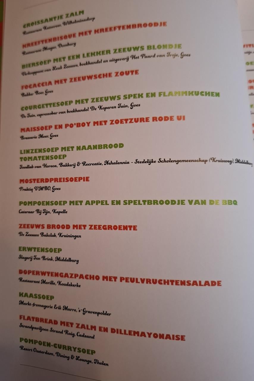 Da’s vee soeps! Zeeuwse soepen & broodjes, door Franca de Winter-Houterman