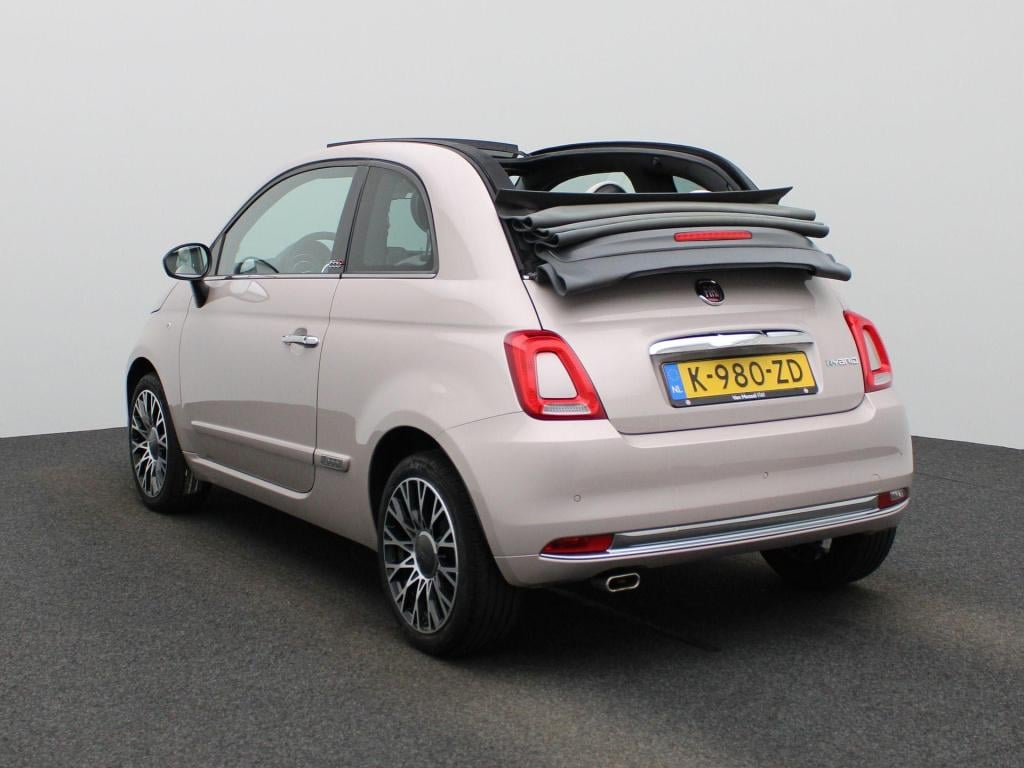 Fiat 500 C 1.0 hybrid star | cabrio | half-leder | navigatie | climate cont