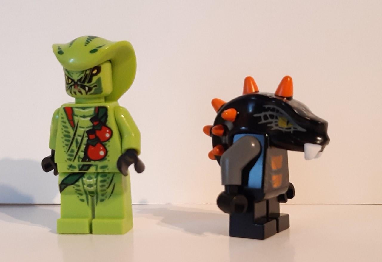 LEGO Minifigures Ninjago: Snappa, Fung-Shei, Lasha en Bytar