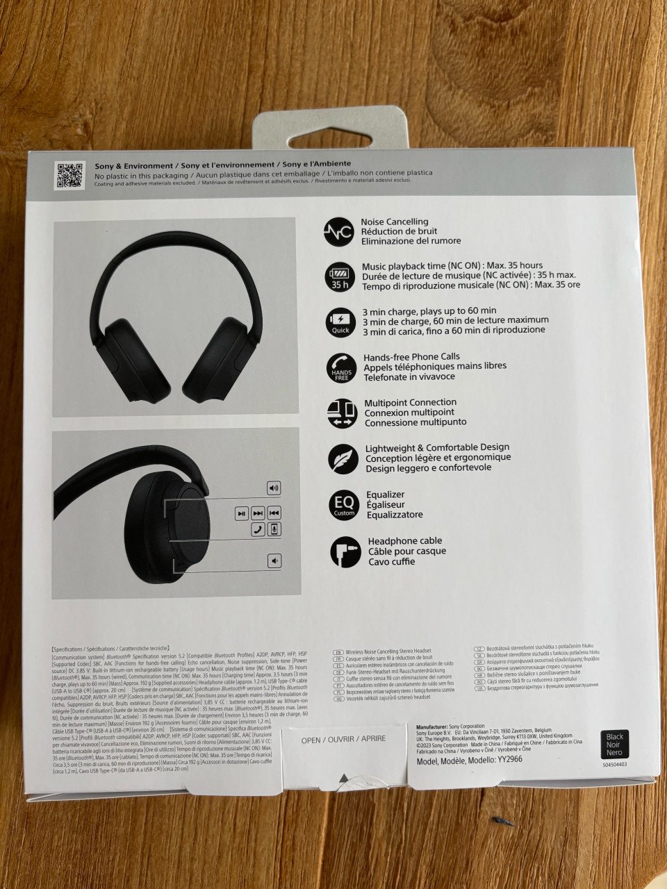 Sony over-ear koptelefoon