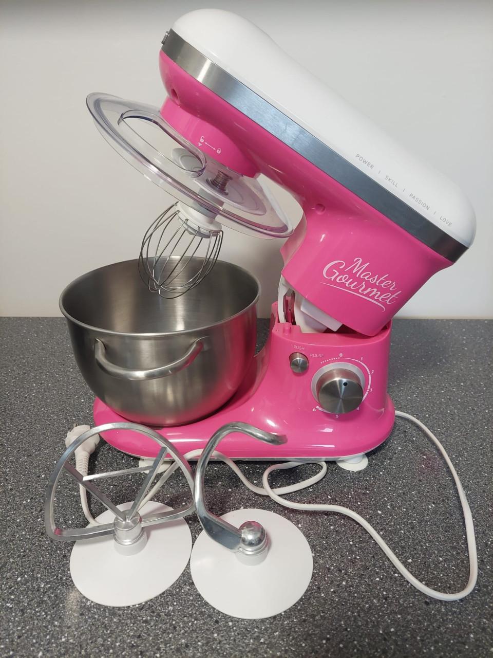 Roze keukenmachine / mixer | Master Gourmet