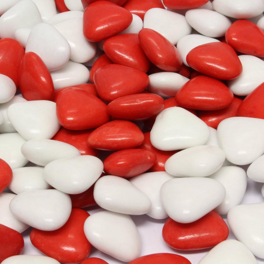 Snoep hartjes voor bedankjes