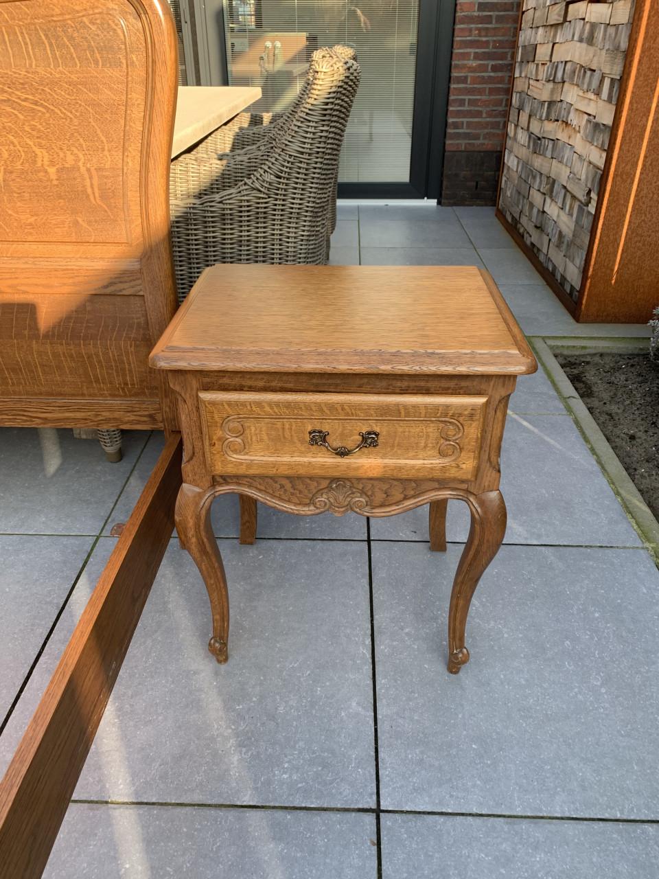 ✨Schitterend Sfeervol Antiek Brocante Tweepersoonsbed met Nachtkastjes ✨