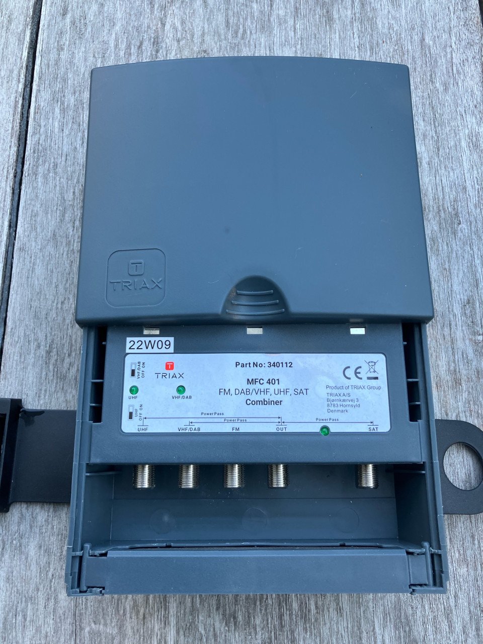 Triax combiner FM/DAB/VHF/SAT