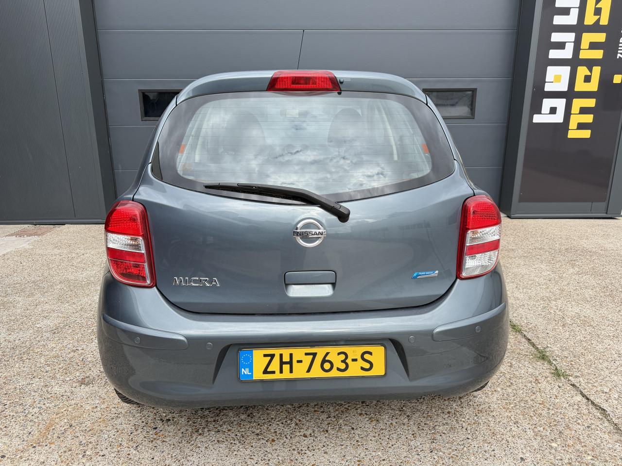 Nissan Micra 1.2 Connect 5DRS 2011 Grijs Airco Apk Cruise Navi
