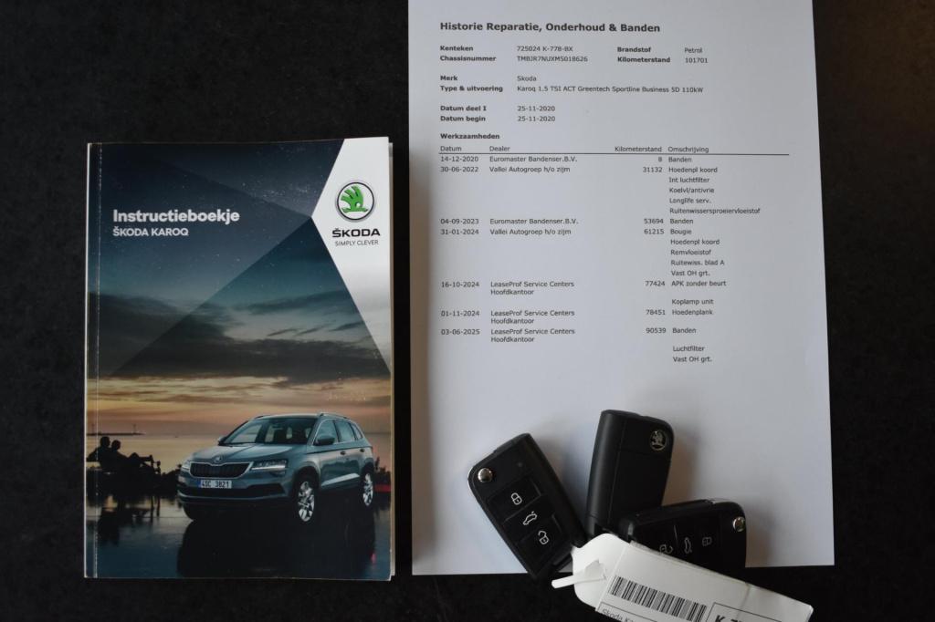 Skoda Karoq 1.5 tsi act sportline | mj21 | trekhaak | camera | virtual | na