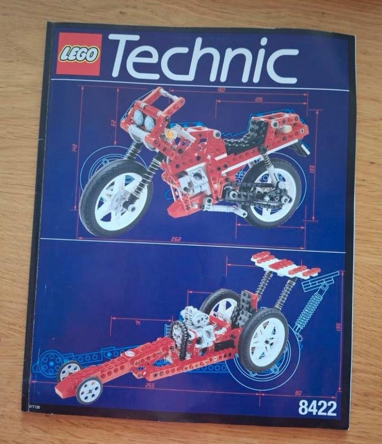 Technic LEGO 8422 motor 2 modellen