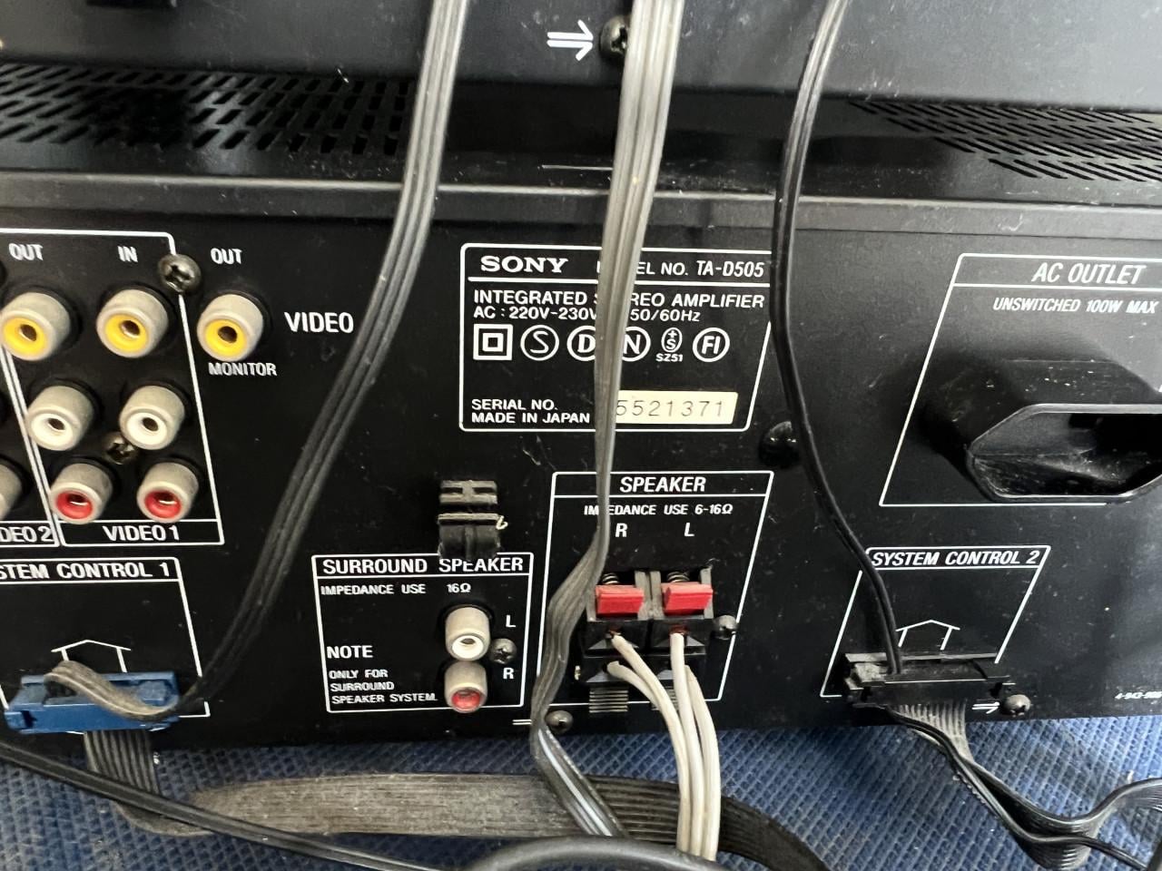 Sony LBT-D505 hifi stereosysteem met boxen afstandbedining