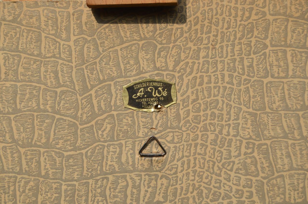 Afbeelding van een Afrikaans tafereeltje gesigneerd 'HM' (2)