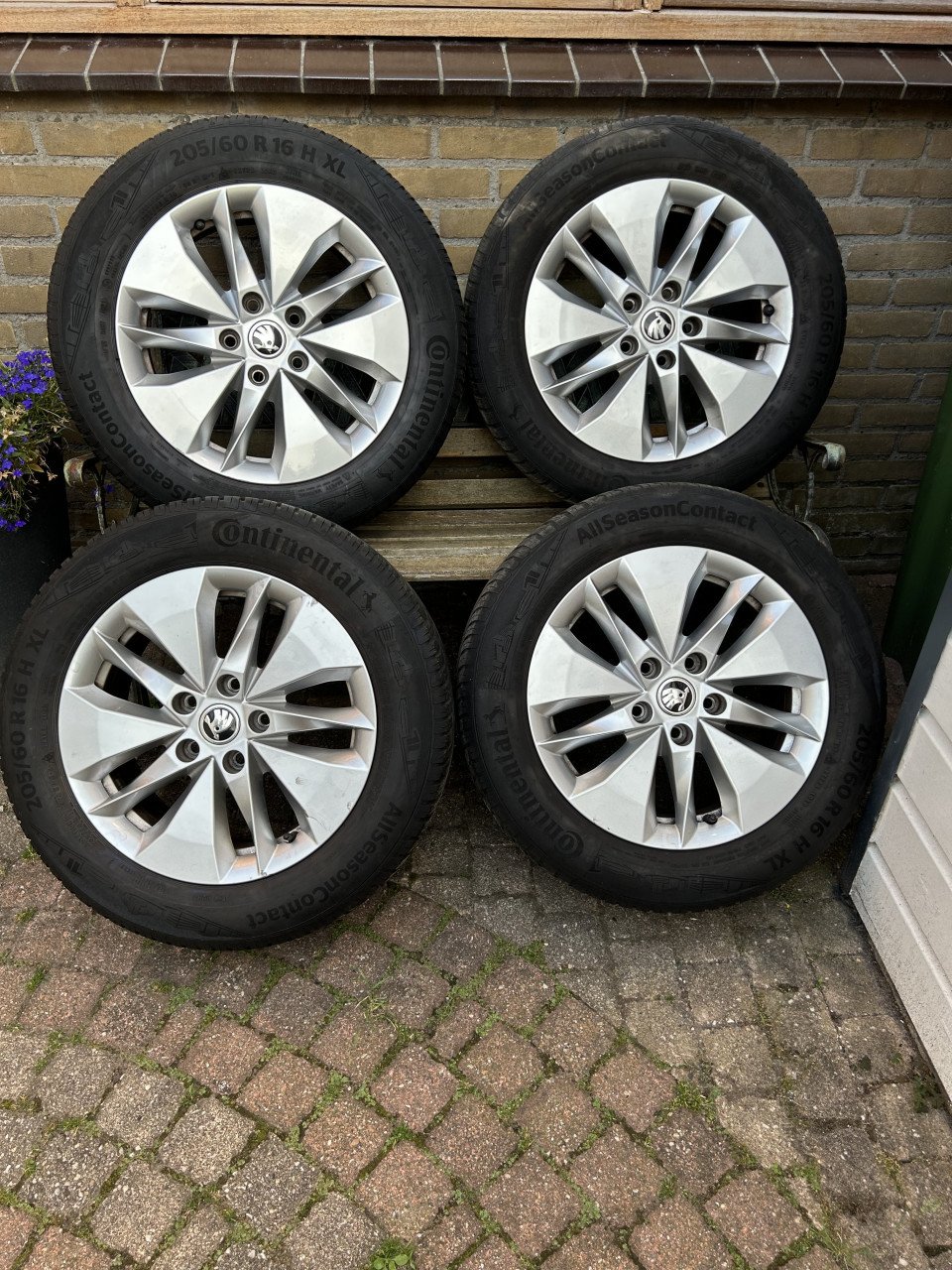 Lichtmetalen velgen met banden