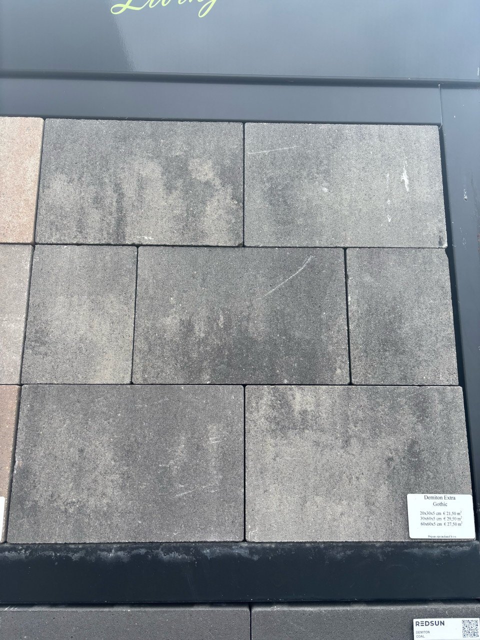 Demiton Extra Gothic terras stenen 30x20x5