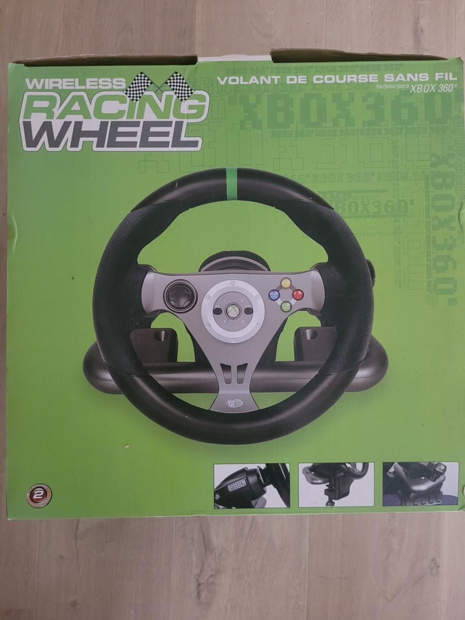 XBOX 360 Wireless racing wheell