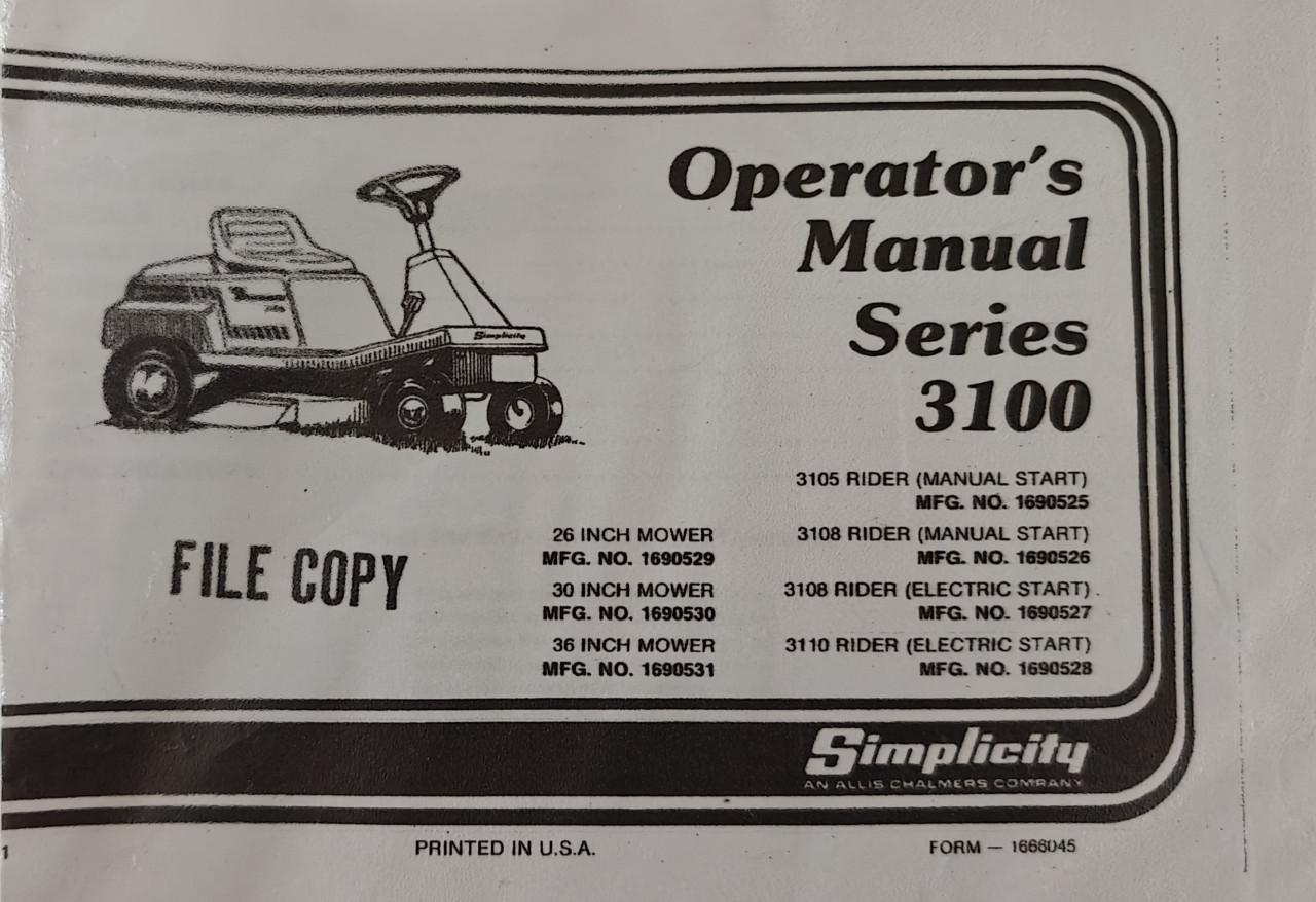 Zitmaaier simplicity 3105