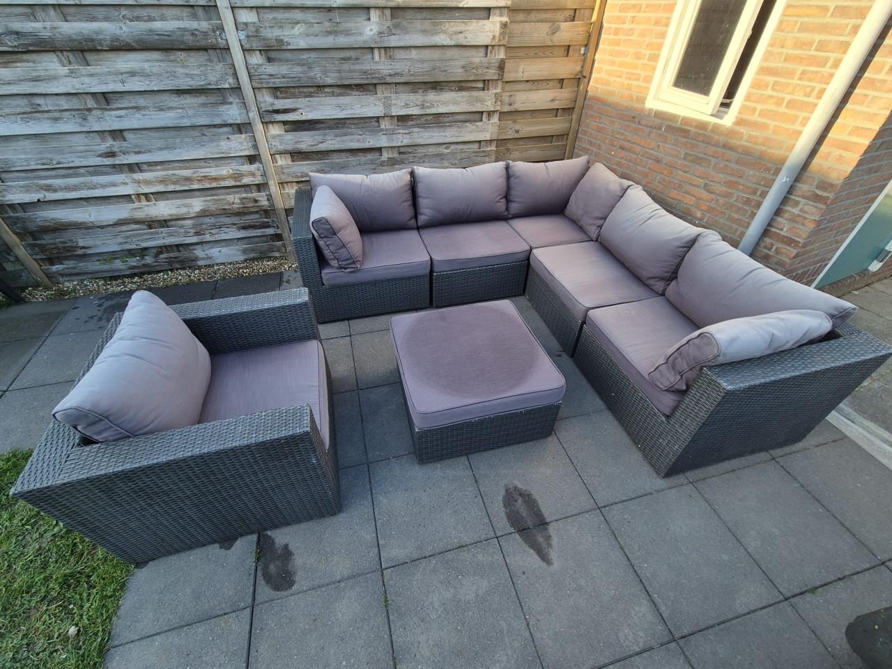Compleet Loungeset 240 x 240 cm (Bezorging mogelijk)