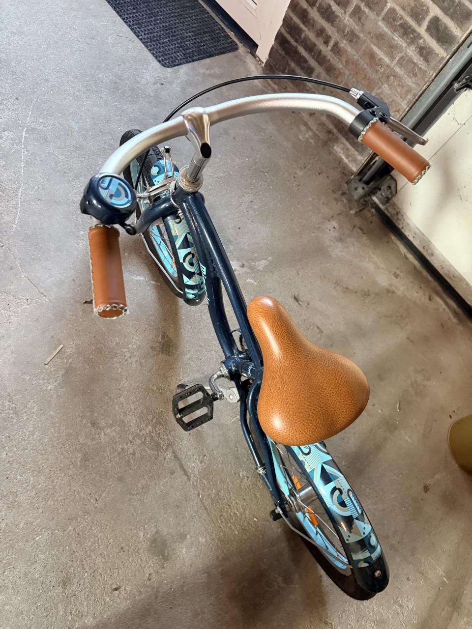 Jongensfiets 16 inch cruiser blauw z.g.a.n.