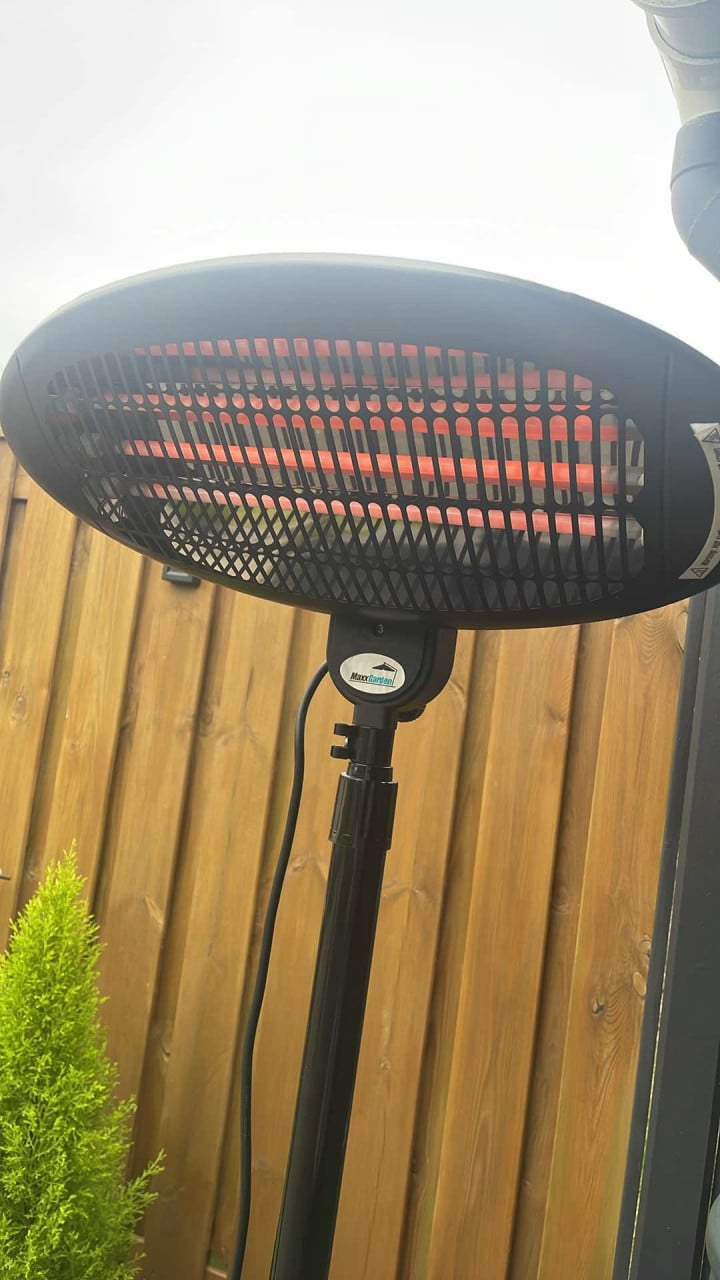 Electrische terrasverwarmer