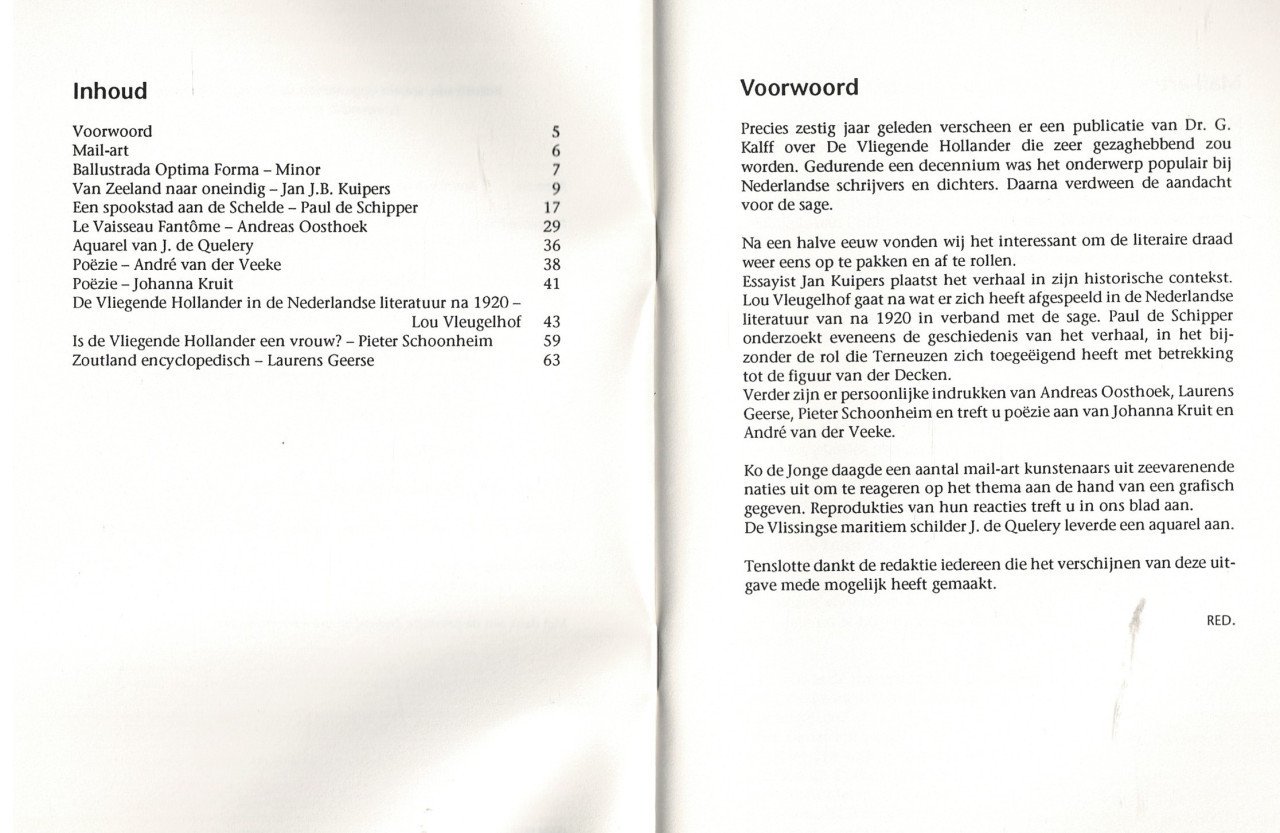 De Vliegende Hollander, Het spookschip