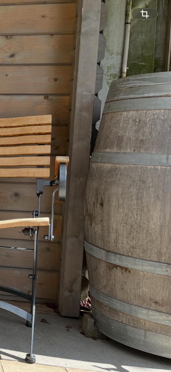 Eiken regenton 228 liter - messingkraan - Bordeaux wijnvat