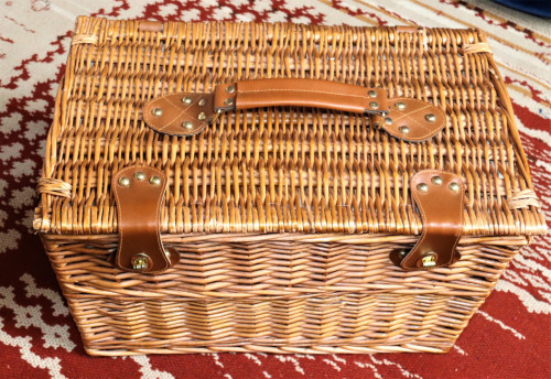 Rieten PICNIC mand