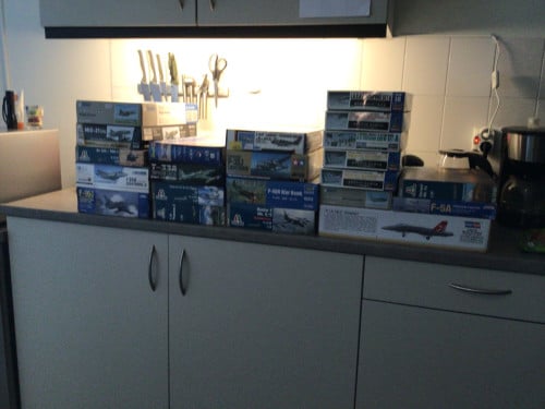 TE KOOP WEGENS OVERLIJDEN VADER: BOUWPAKKETTEN-VERZAMELING!