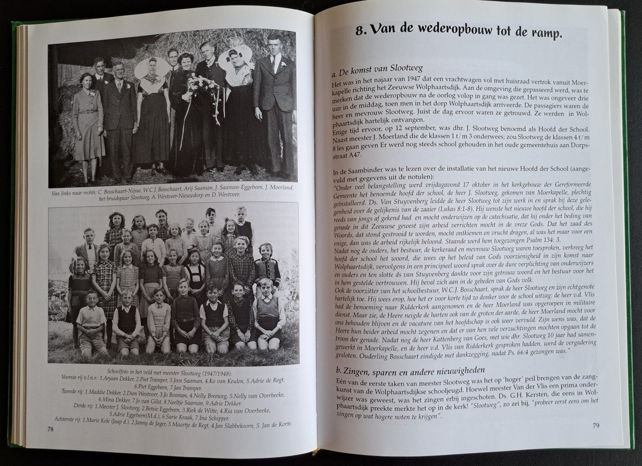 Johannes Calvijnschool Wolphaartsdijk - 75 jaar - JMC Murre + AN de Korte