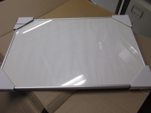 Wissellijsten rvs  totaal 7 stuks 61 x 41 cm als nieuw