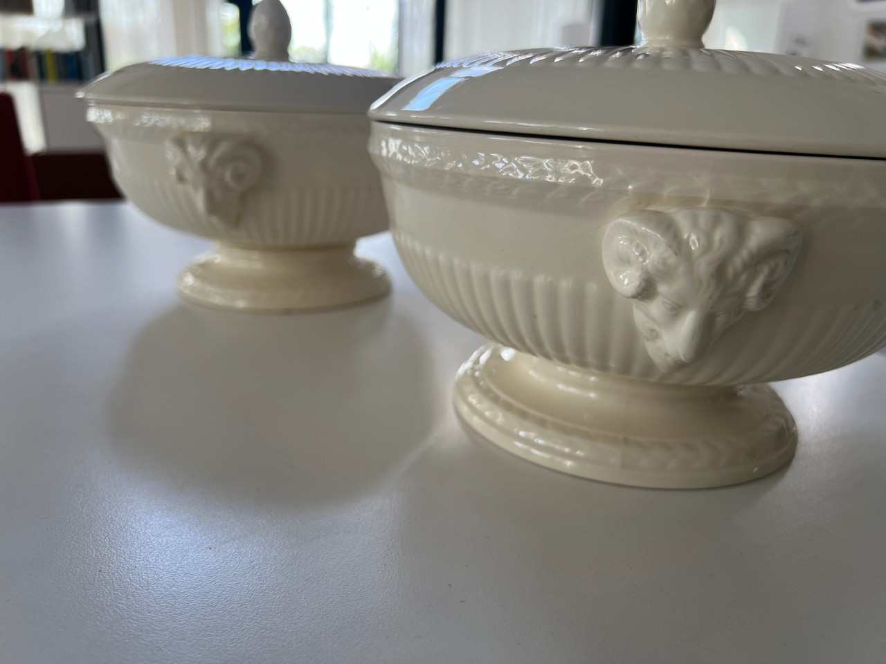 Wedgwood Edme dekschaal 20 cm, 2 stuks