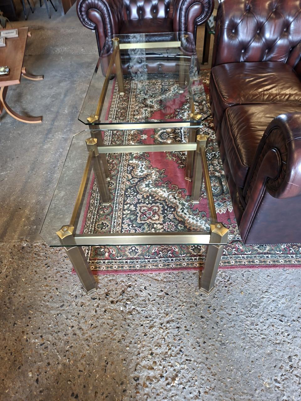 Design salontafel + 2 bijzettafels