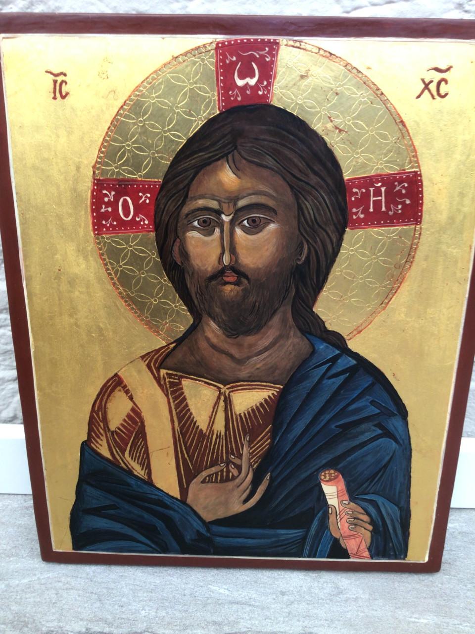 Icoon Russische van Jezus Christus
