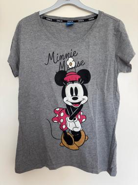 Only Minnie Mouse T-shirt - Grijs - Maat L