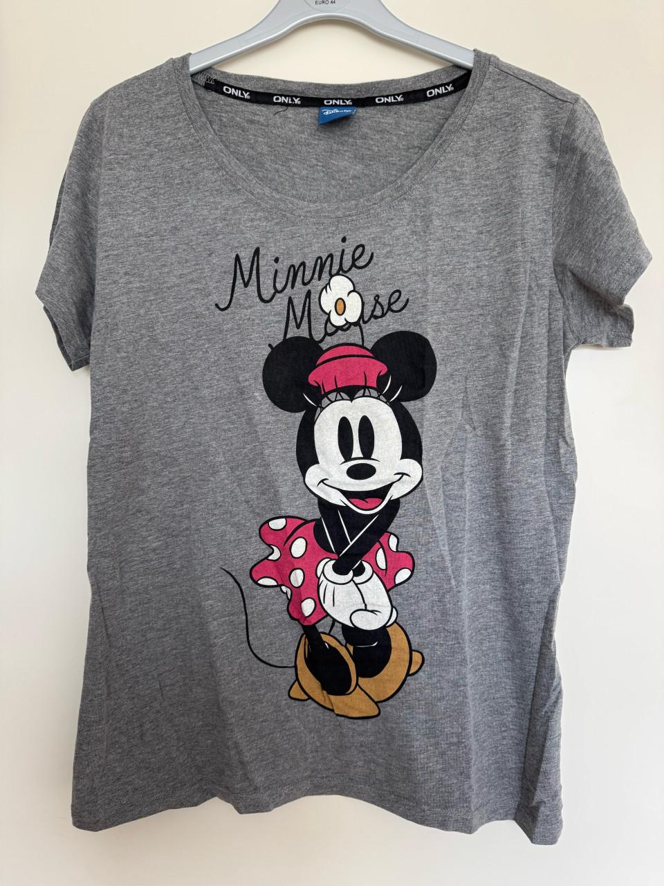 Only Minnie Mouse T-shirt - Grijs - Maat L