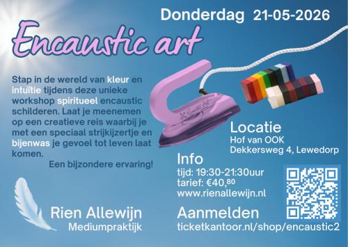 Spiritueel Encaustic Art, 21 mei 2026