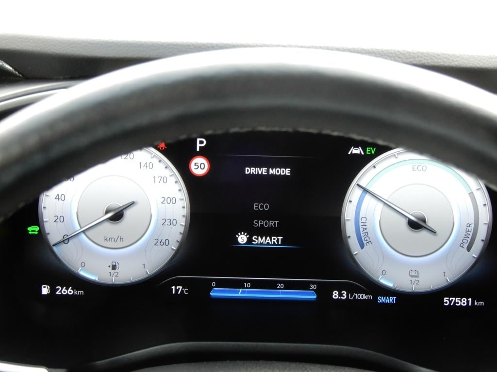 Hyundai Santa Fe 1.6 t-gdi hev premium | trekhaak 1650kg! | leder | elek. k