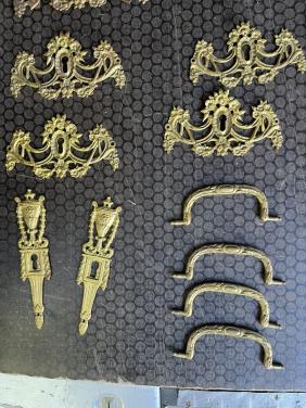 Meubelbeslag, messing