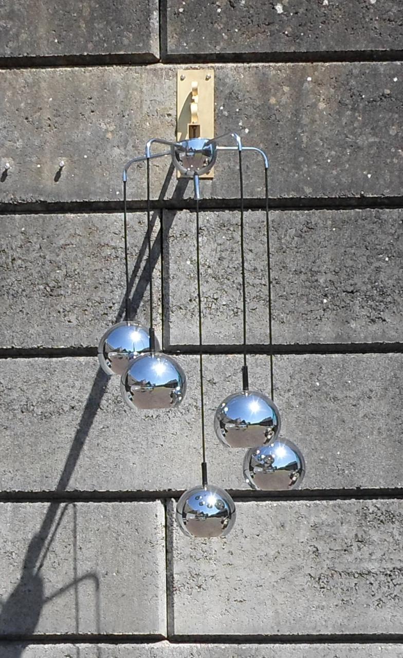 Vintage Cascade Lamp Chroom