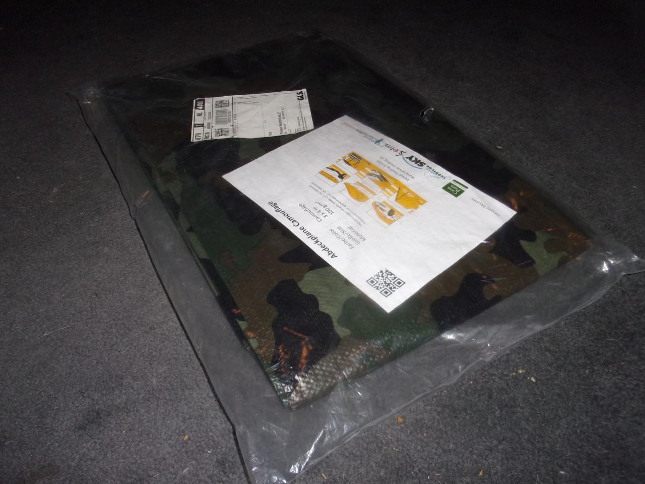 Camouflage zeil 2x Nieuw!