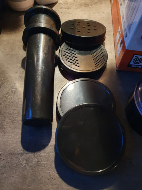 Leuk groot blenderset, HE Foodtwister in werkende en mooie staat...