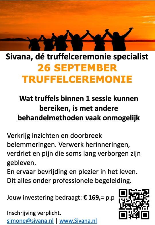 Truffelceremonie gemengde groep (max. 6 pers.)