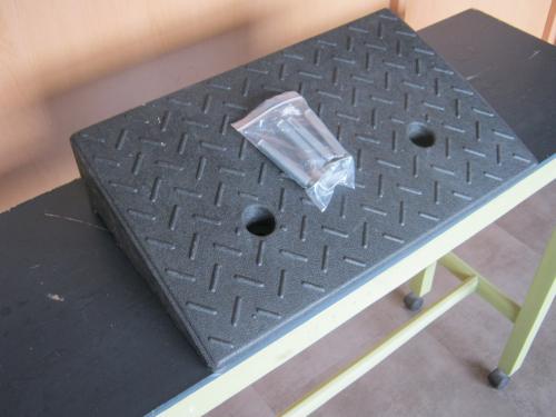 Rubber oploopprofiel.