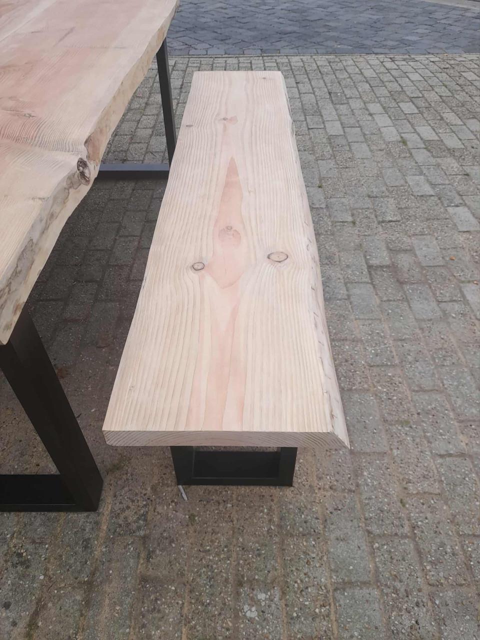 BOOMSTAMTAFEL / TAFEL + BANK 200x100