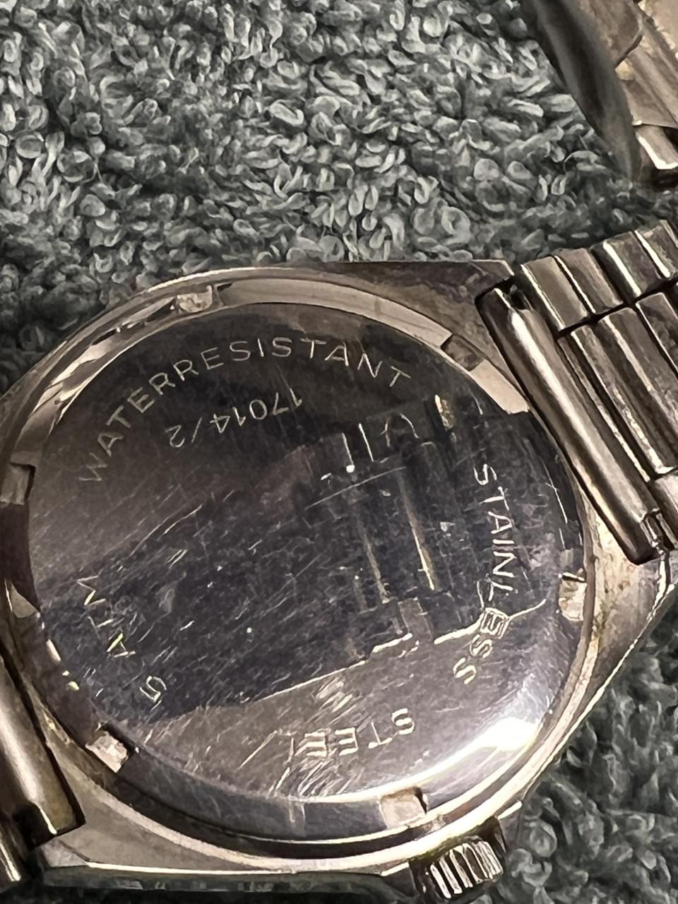 MARTI heren horloge met datum swiss made Moet nieuwe batterij in