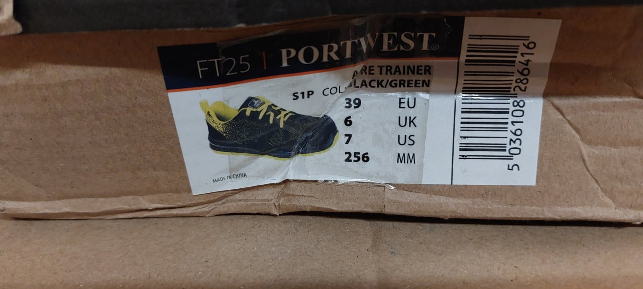 Portwest FT25 veiligheidsschoenen maat 39